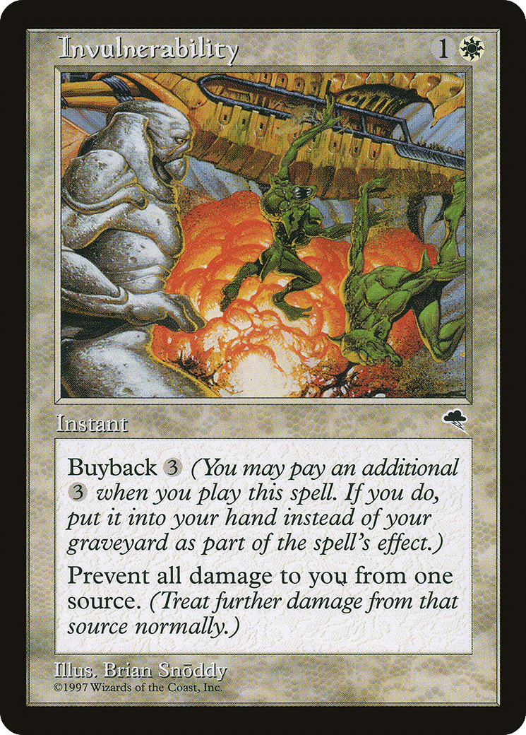 Invulnerability — Tempest — Magic: The Gathering