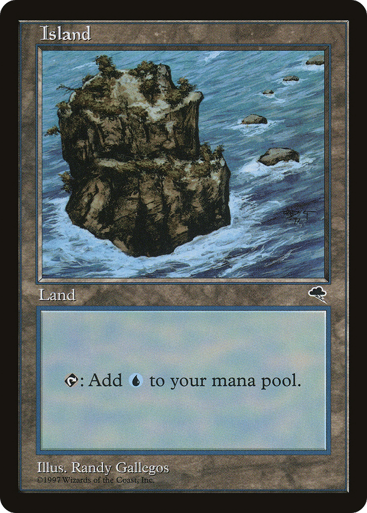 Island — Tempest — Magic: The Gathering