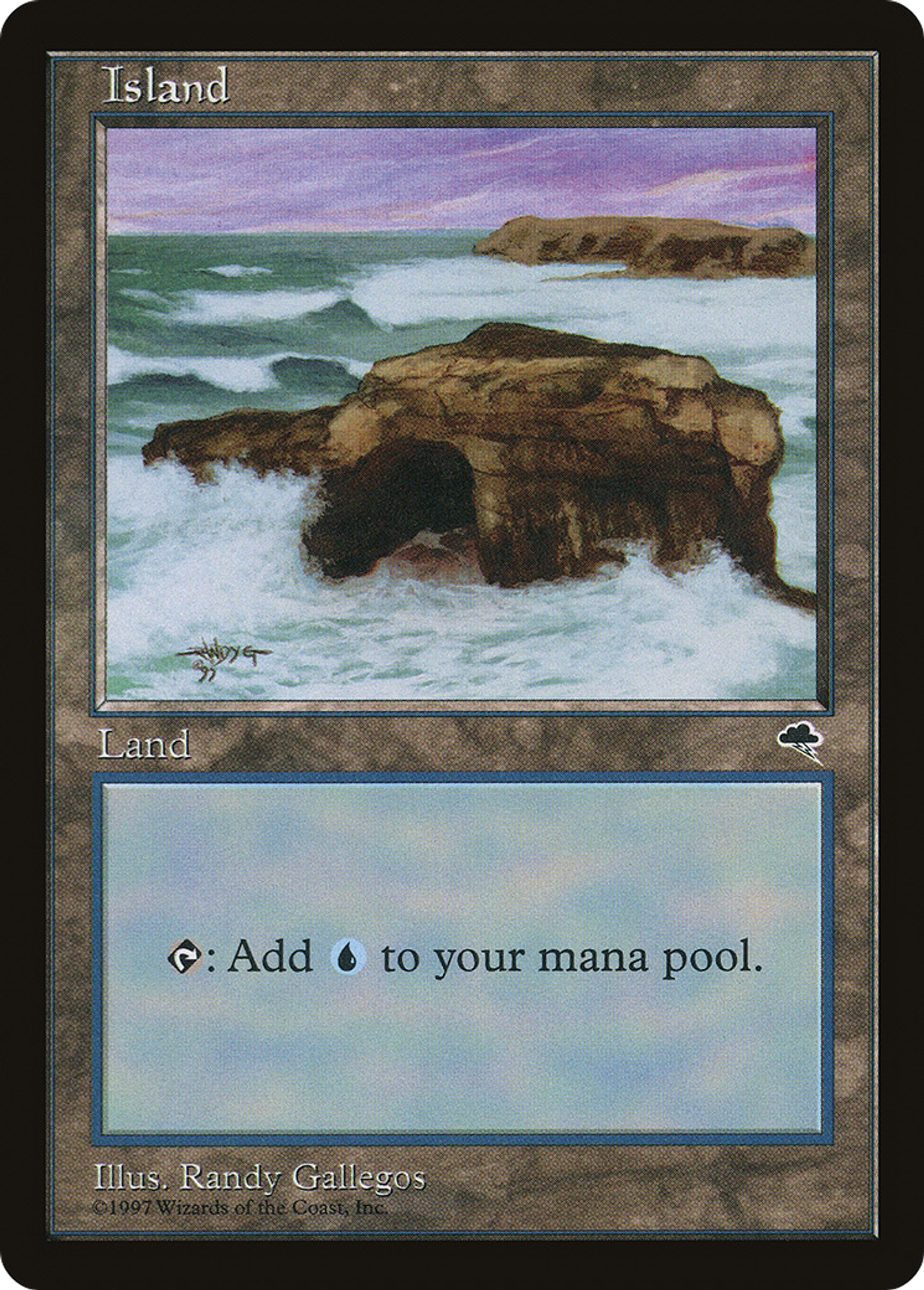 Island — Tempest — Magic: The Gathering