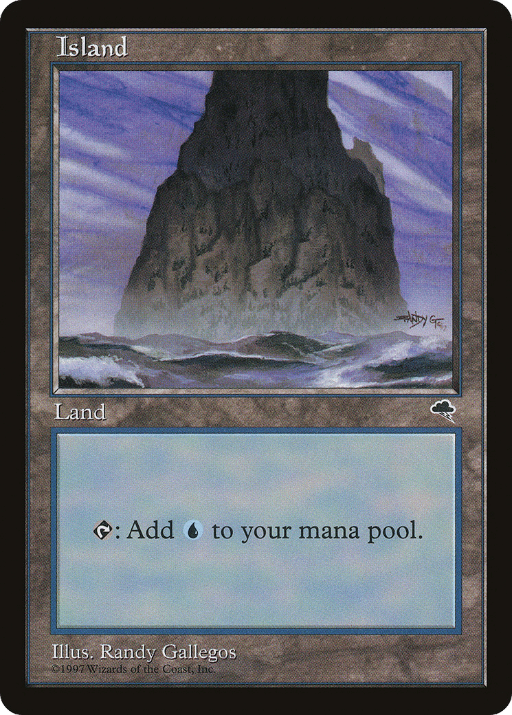 Island — Tempest — Magic: The Gathering