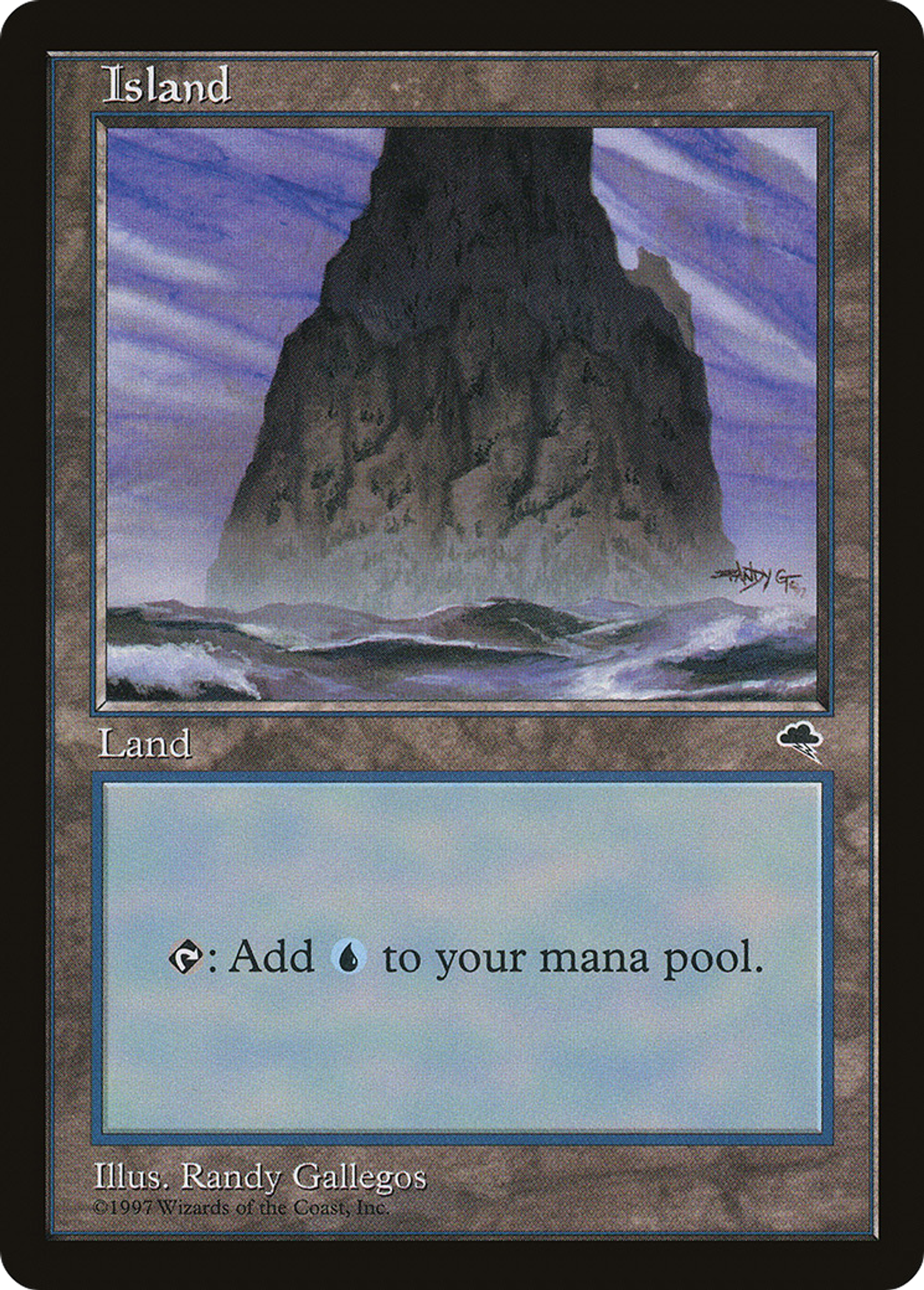 Island — Tempest — Magic: The Gathering