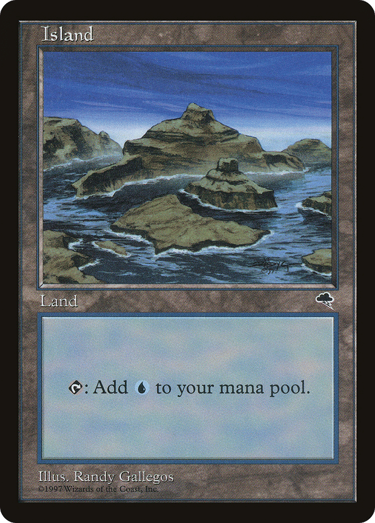 Island — Tempest — Magic: The Gathering