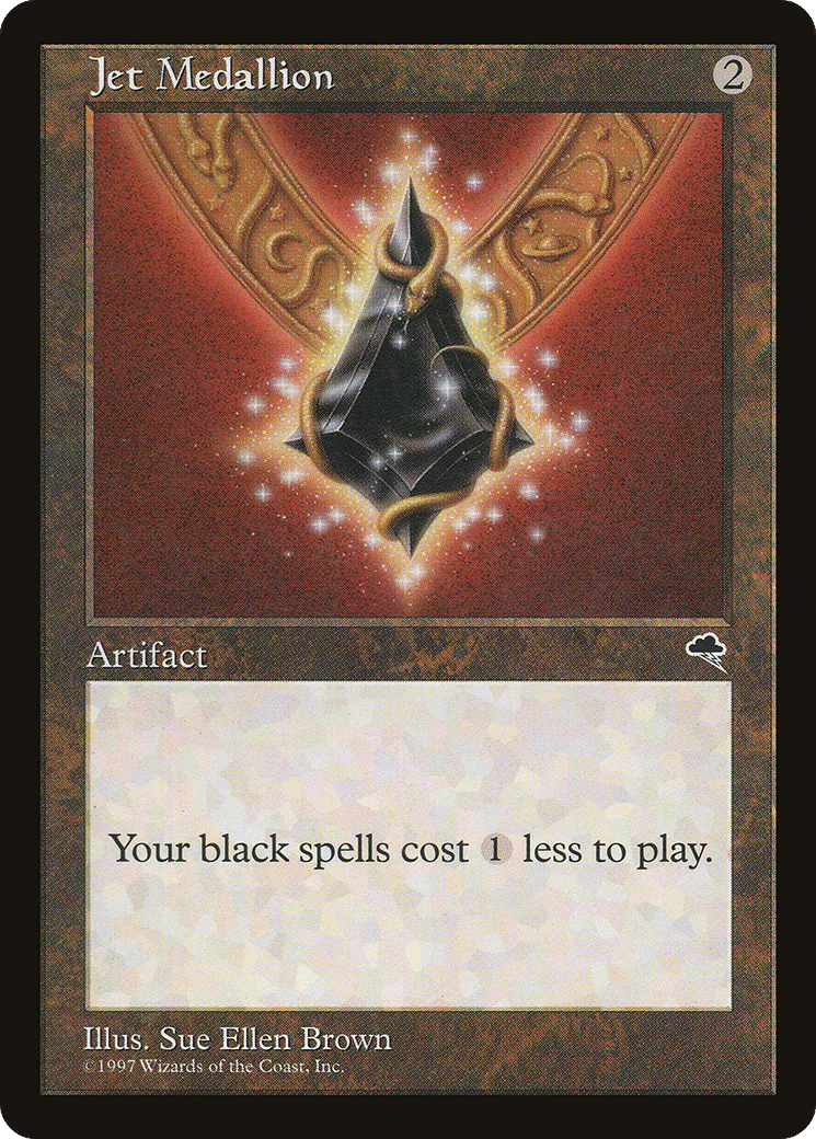 Jet Medallion — Tempest — Magic: The Gathering