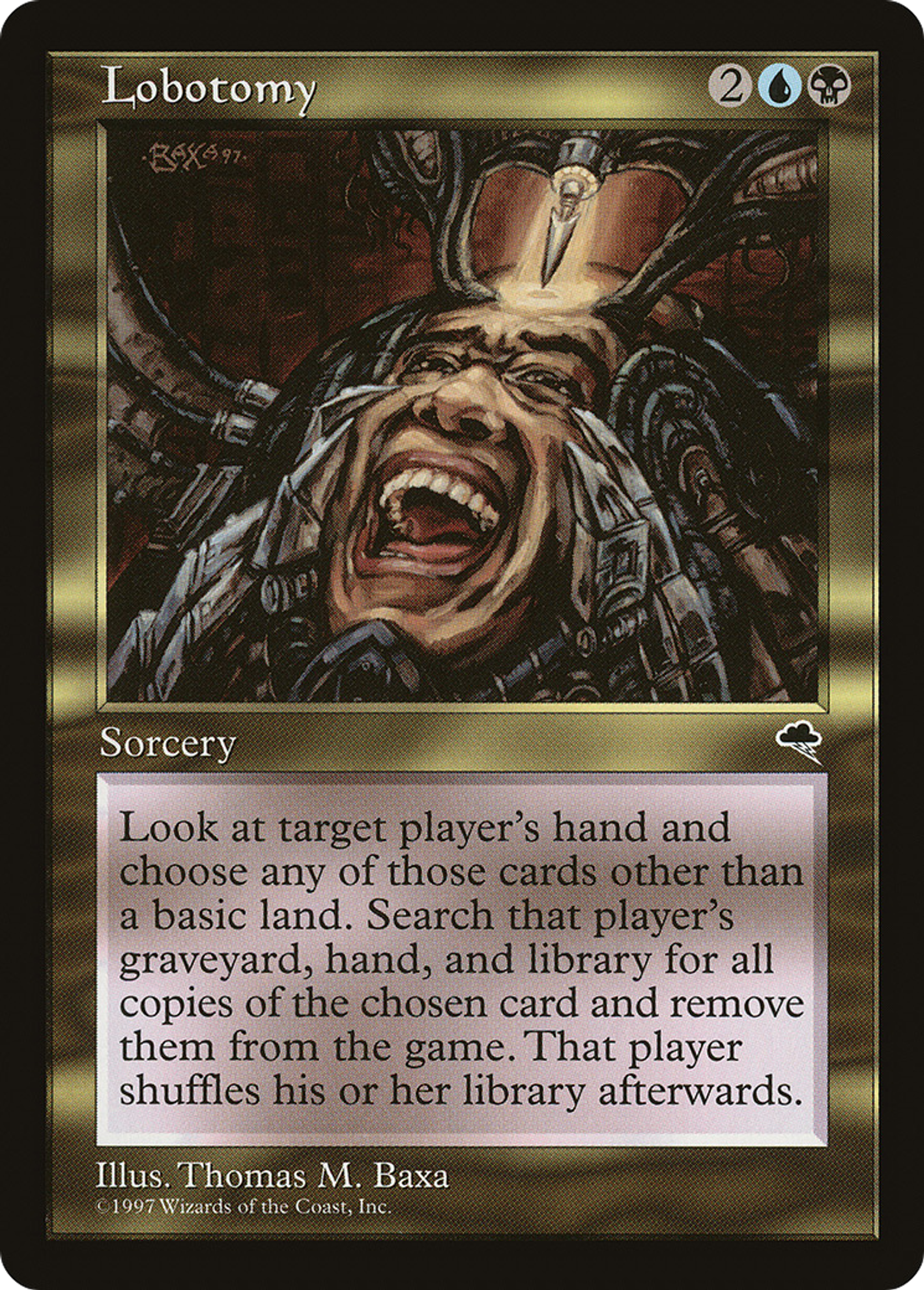 Lobotomy — Tempest — Magic: The Gathering