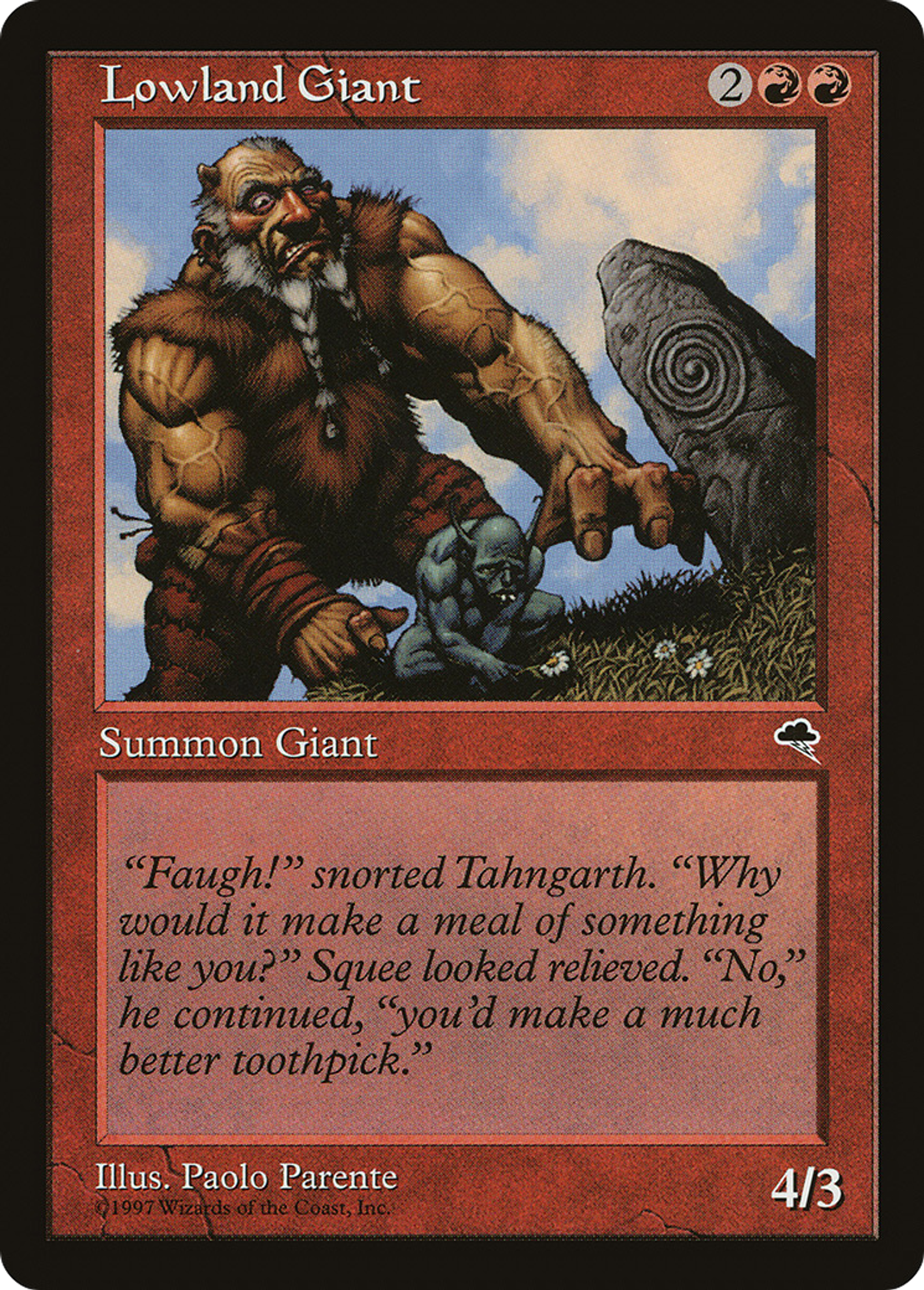 Lowland Giant — Tempest — Magic: The Gathering