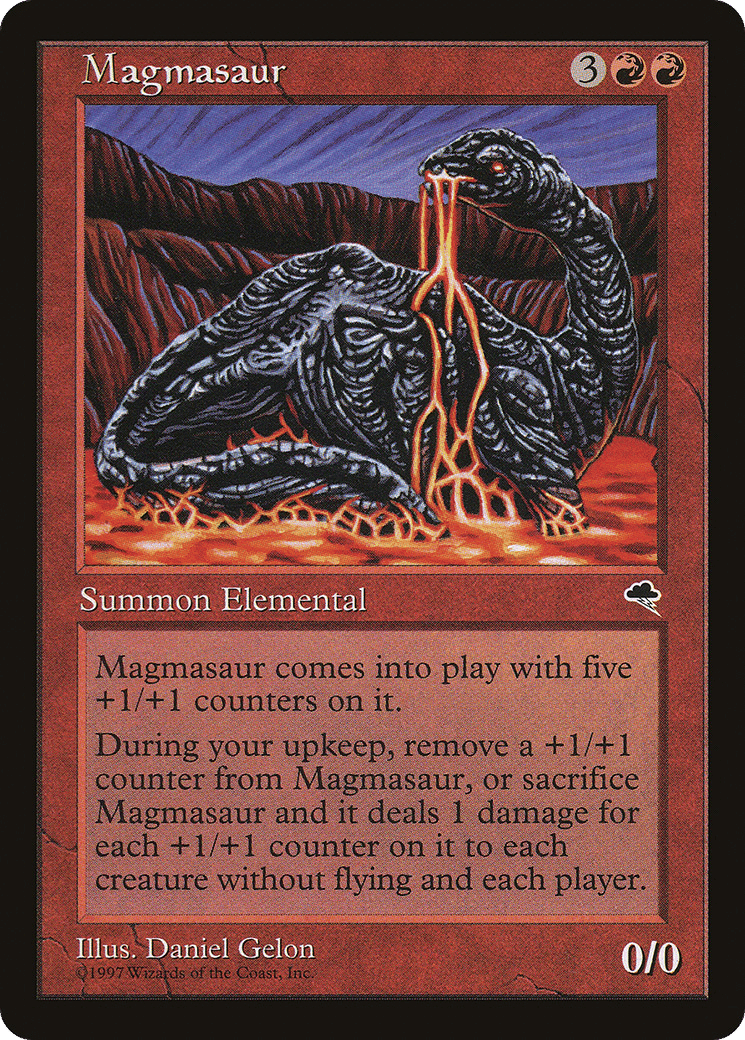Magmasaur — Tempest — Magic: The Gathering