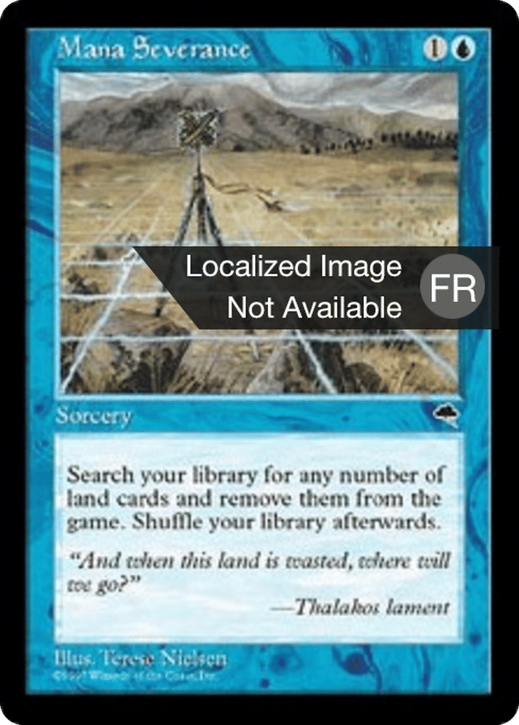 Disjonction de mana — Tempest — Magic: The Gathering