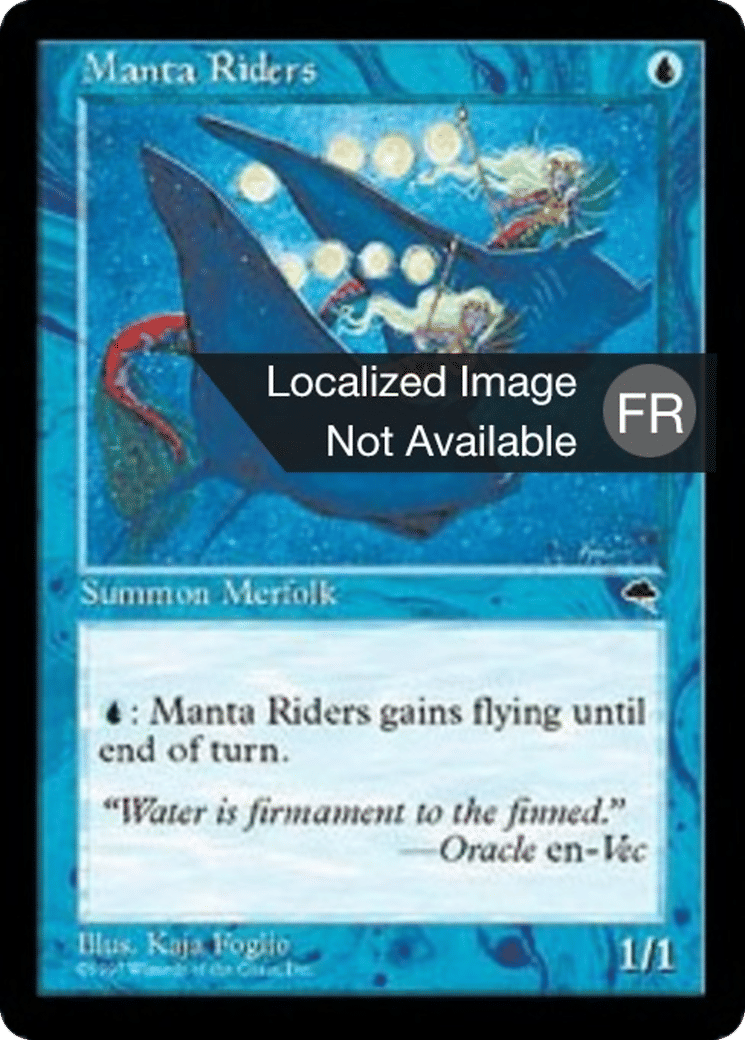 Chevaucheuses de mantas — Tempest — Magic: The Gathering