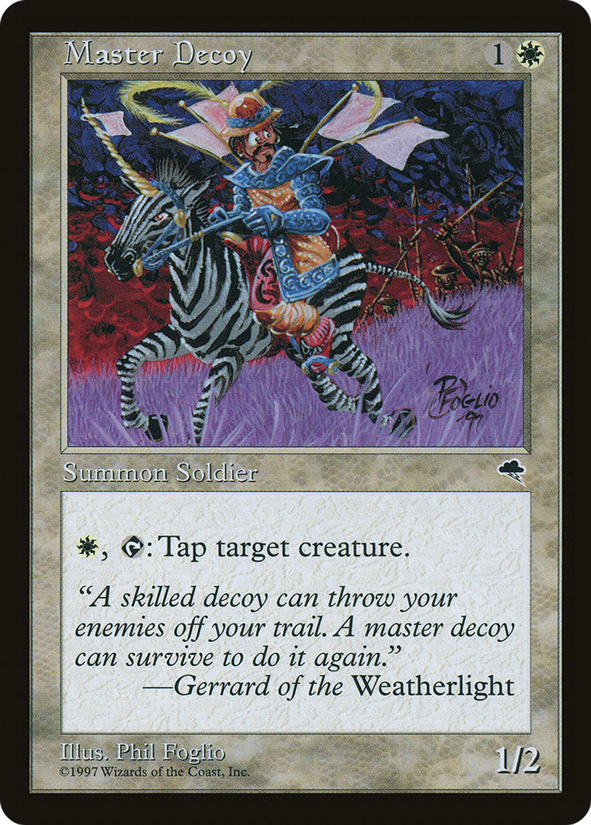 Master Decoy — Tempest — Magic: The Gathering