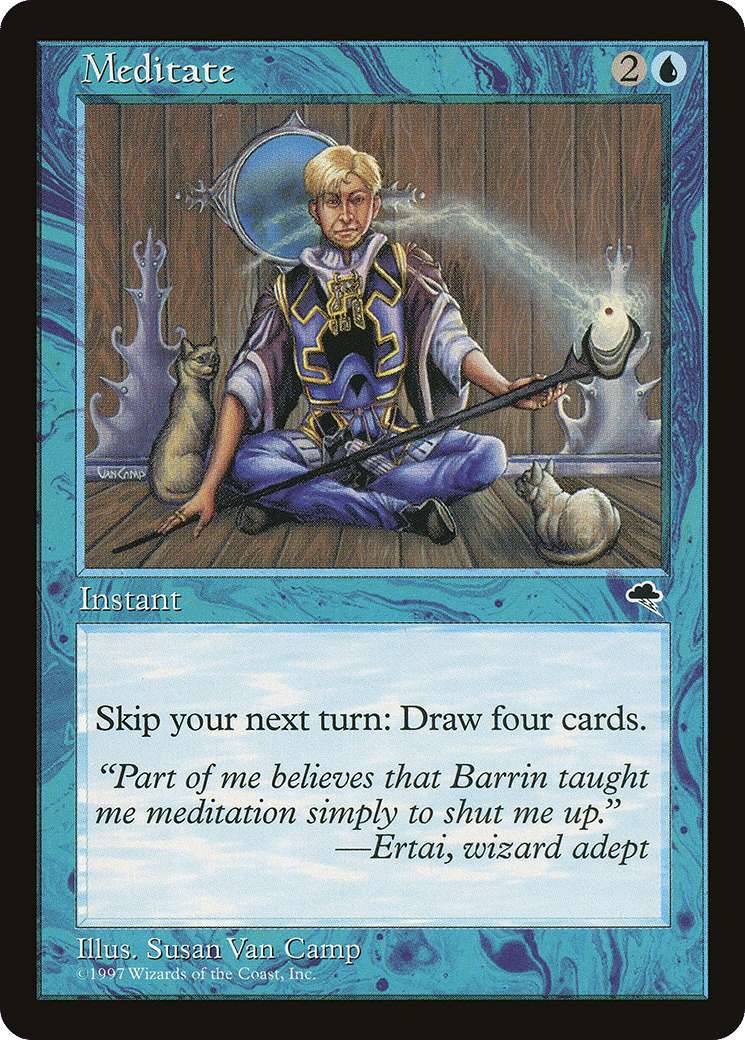 Meditate — Tempest — Magic: The Gathering
