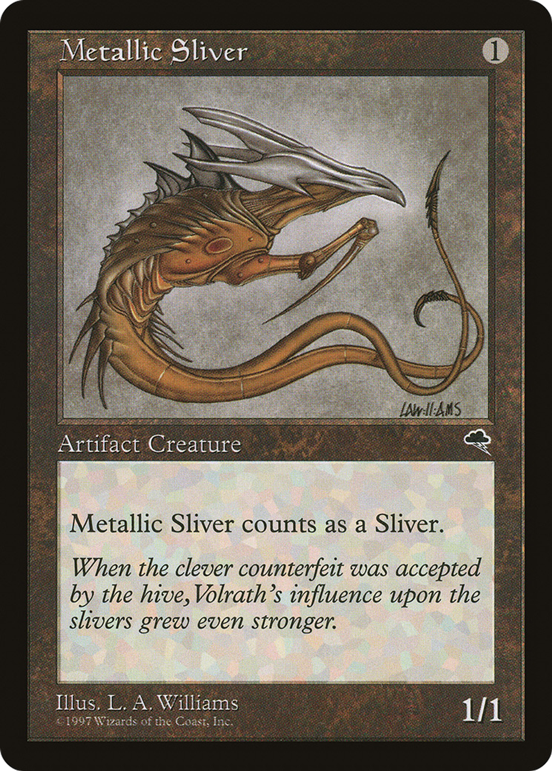 Metallic Sliver — Tempest — Magic: The Gathering