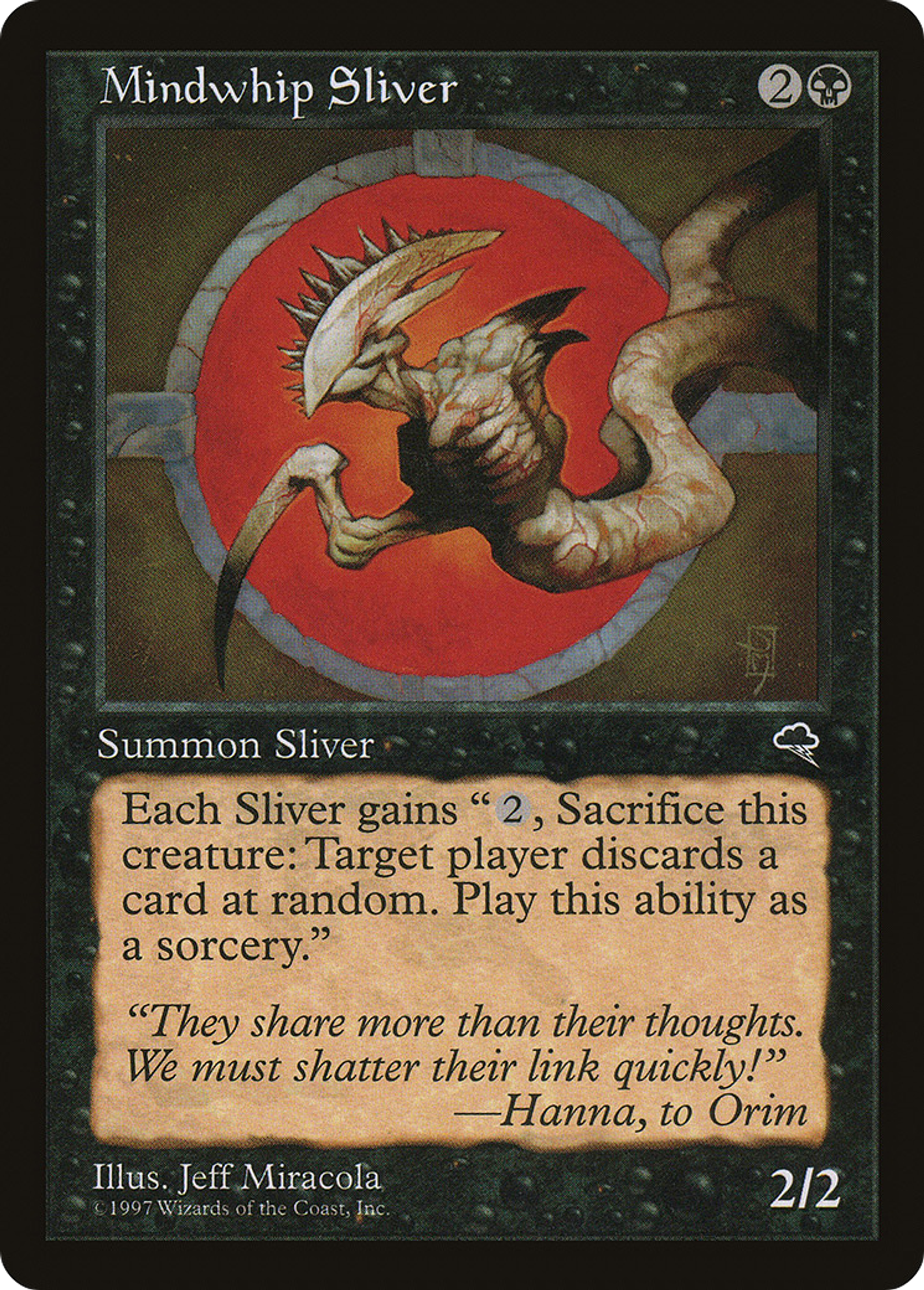 Mindwhip Sliver — Tempest — Magic: The Gathering