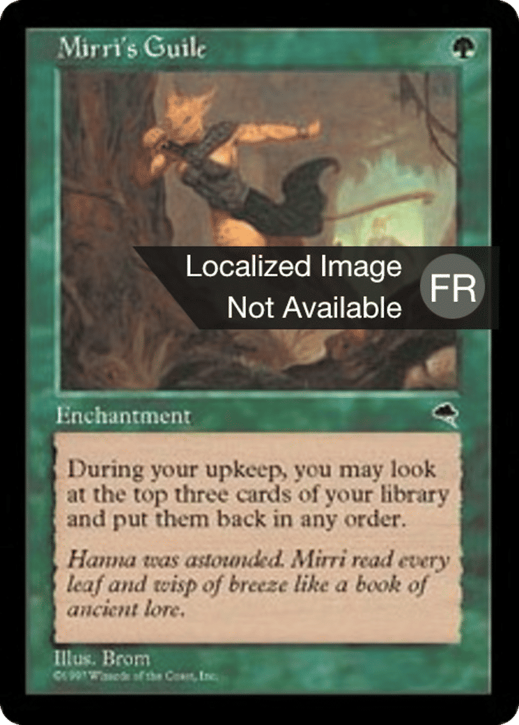 Sagacité de Mirri — Tempest — Magic: The Gathering