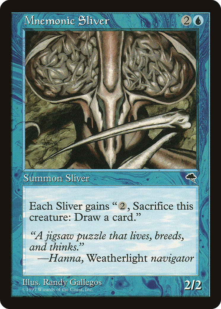 Mnemonic Sliver — Tempest — Magic: The Gathering