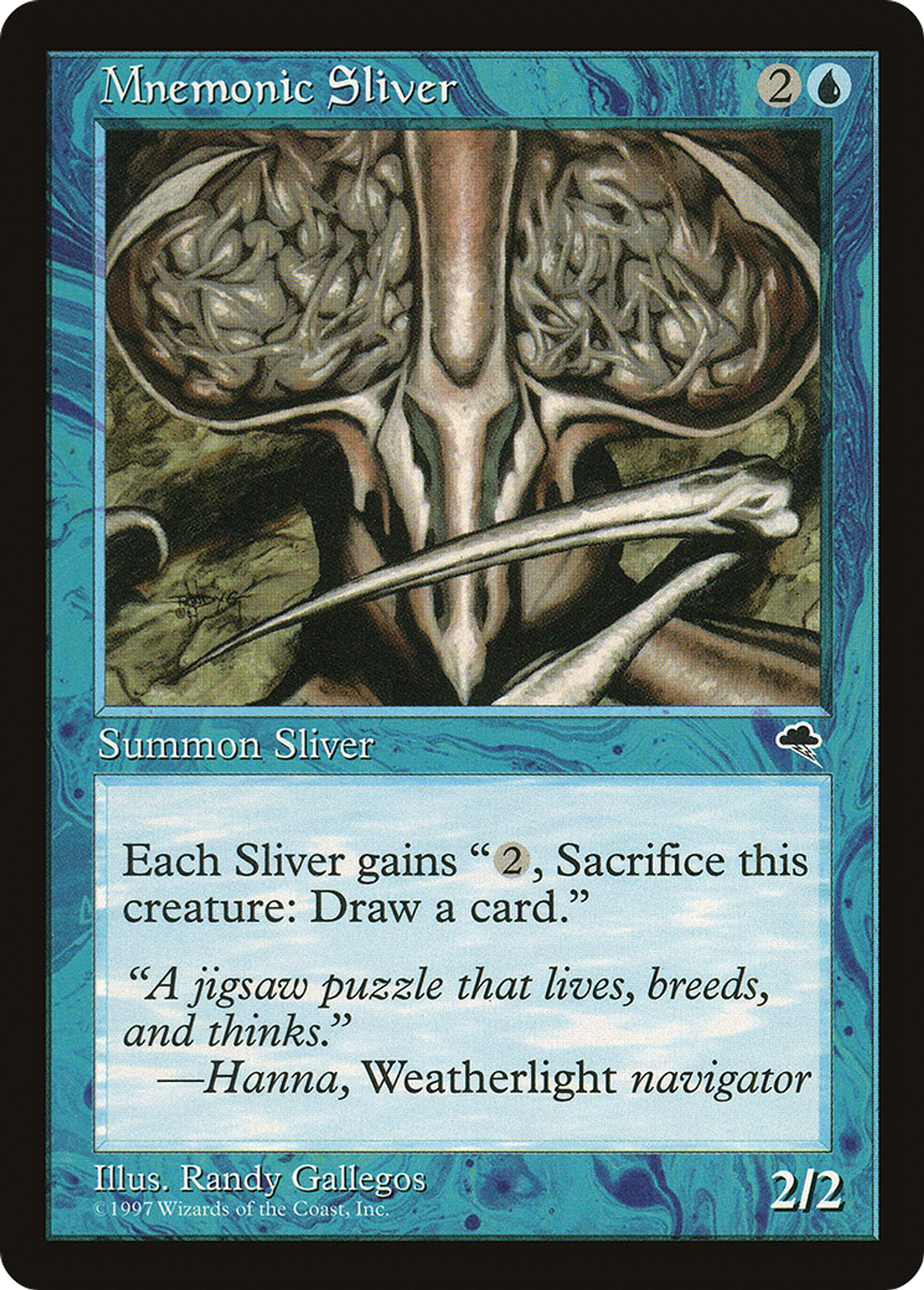 Mnemonic Sliver — Tempest — Magic: The Gathering