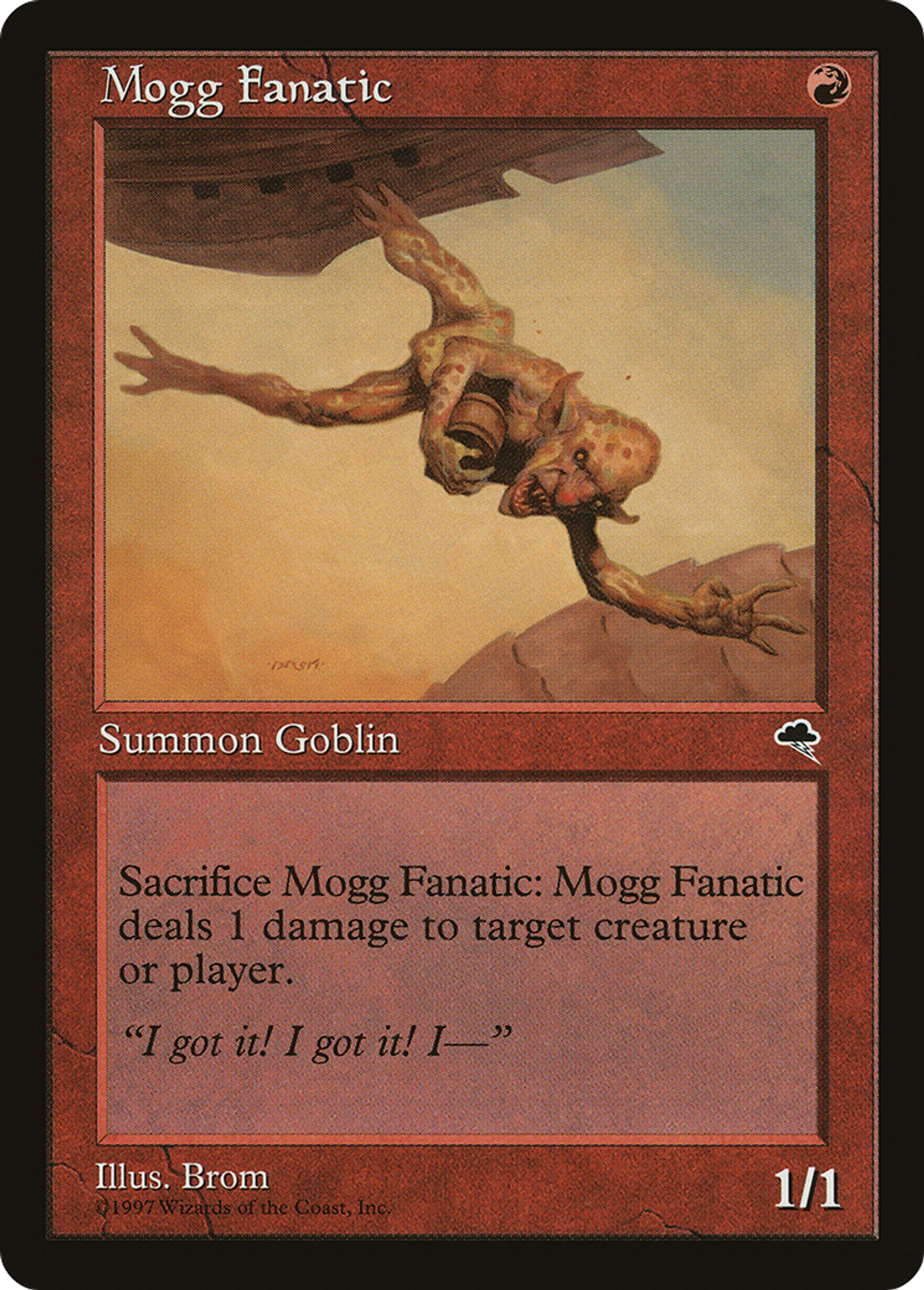 Mogg Fanatic — Tempest — Magic: The Gathering
