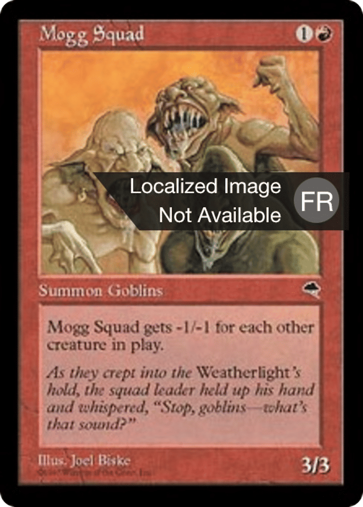 Escadron mogg — Tempest — Magic: The Gathering