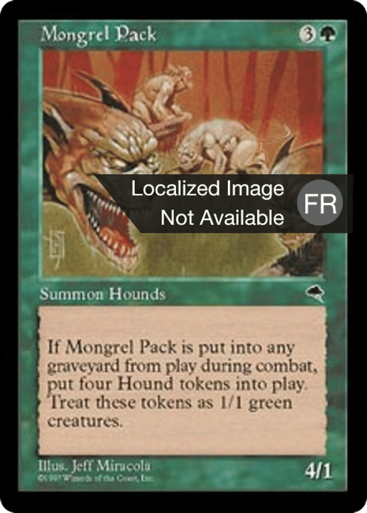 Harde de bâtards — Tempest — Magic: The Gathering