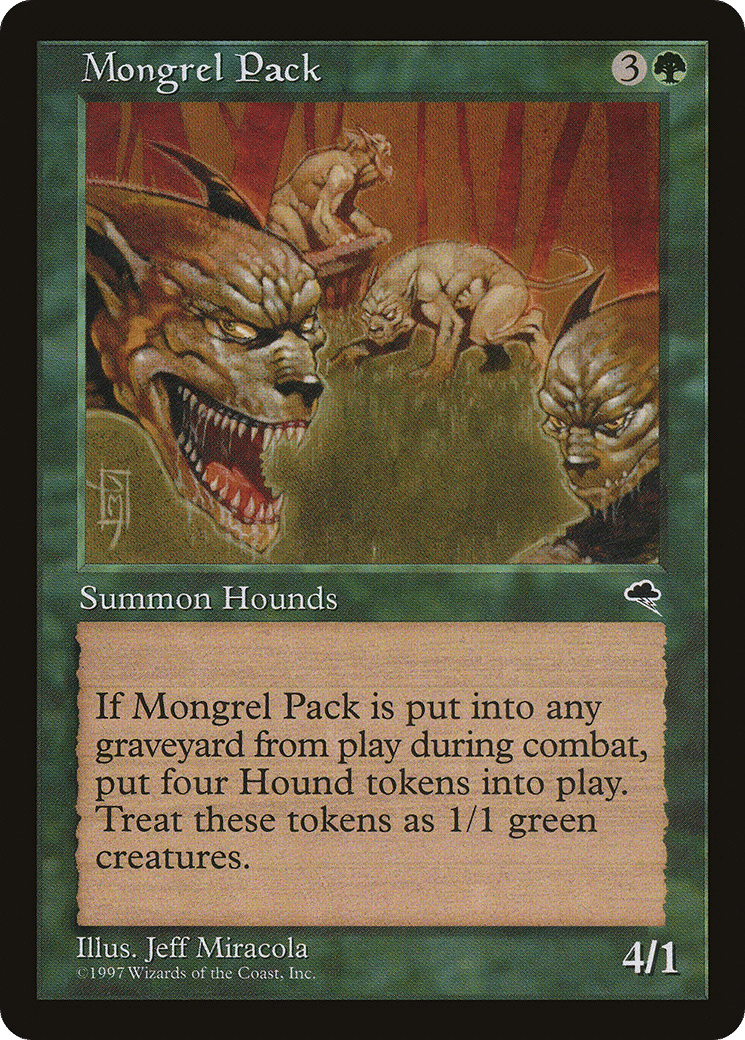 Mongrel Pack — Tempest — Magic: The Gathering