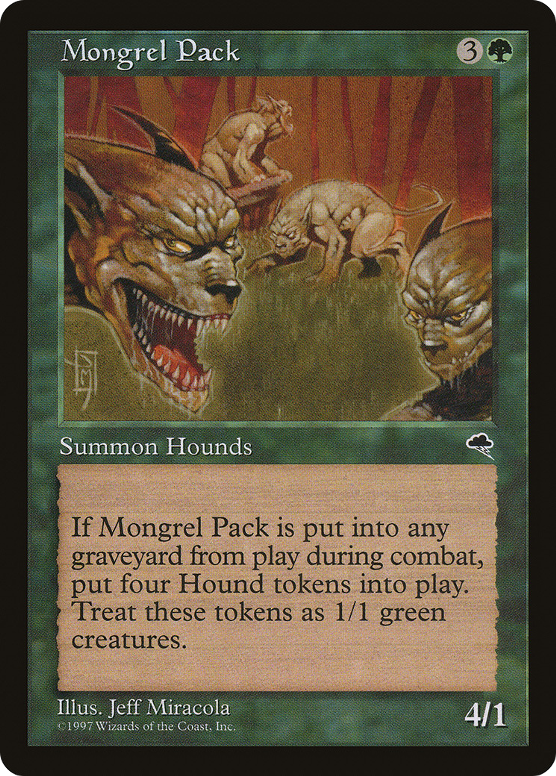 Mongrel Pack — Tempest — Magic: The Gathering