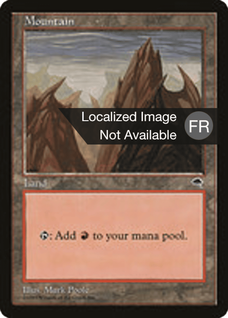 Montagne — Tempest — Magic: The Gathering