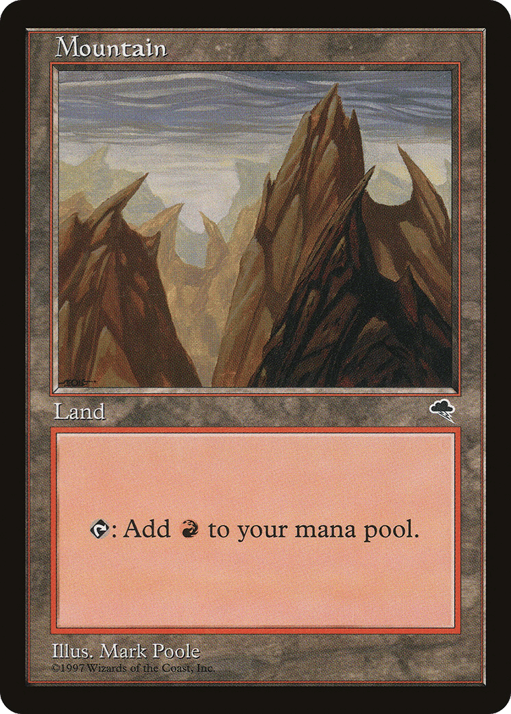 Mountain — Tempest — Magic: The Gathering
