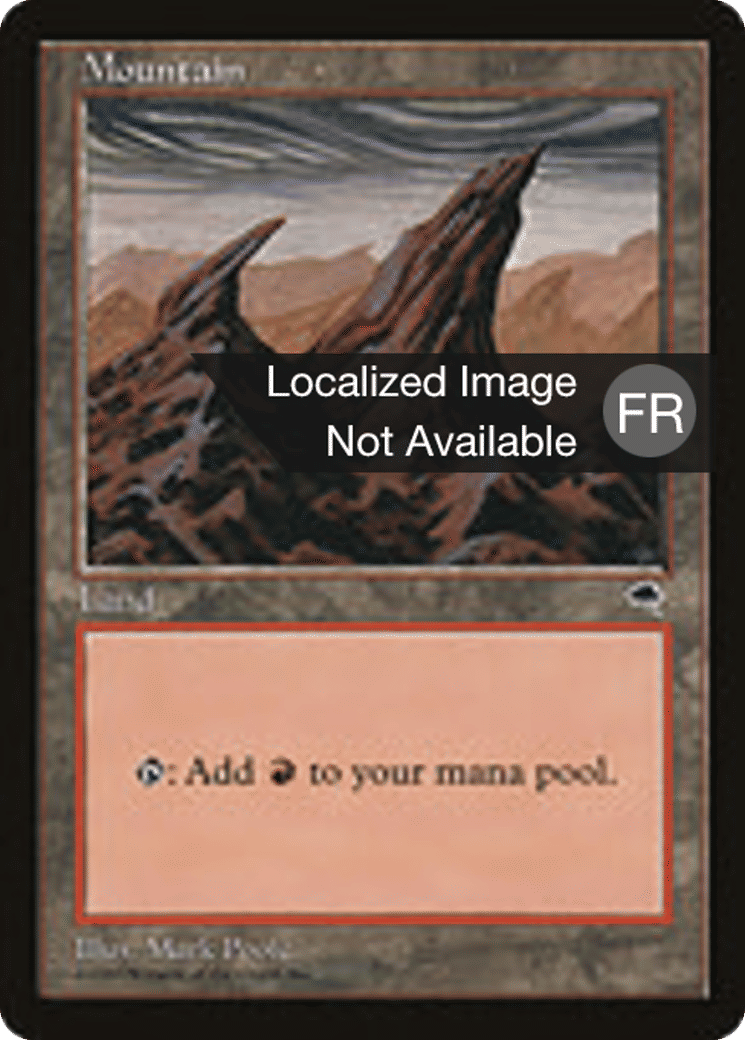 Montagne — Tempest — Magic: The Gathering