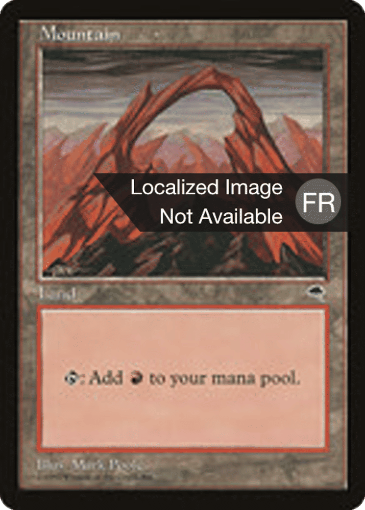Montagne — Tempest — Magic: The Gathering