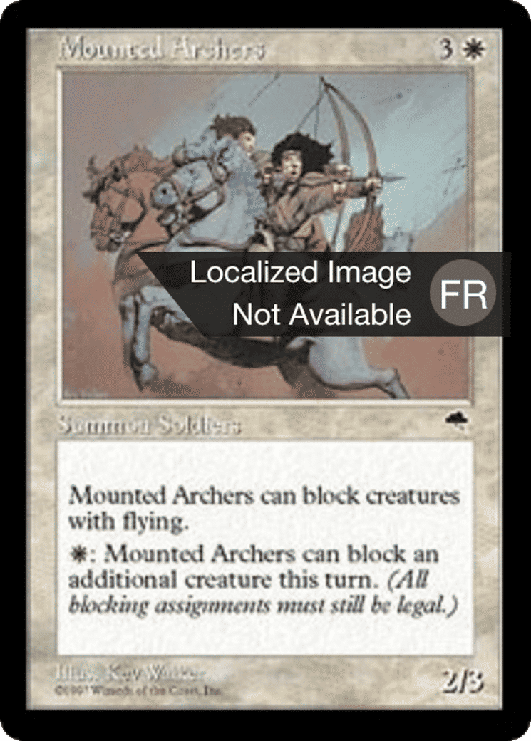 Archers montés — Tempest — Magic: The Gathering