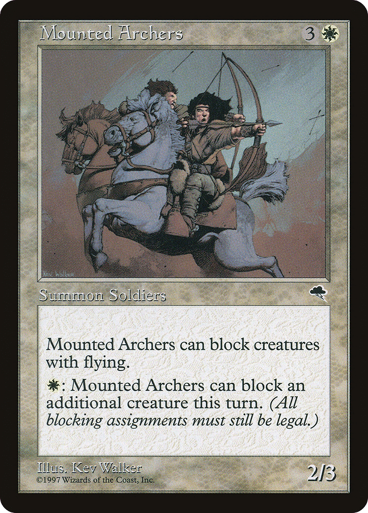 Mounted Archers — Tempest — Magic: The Gathering