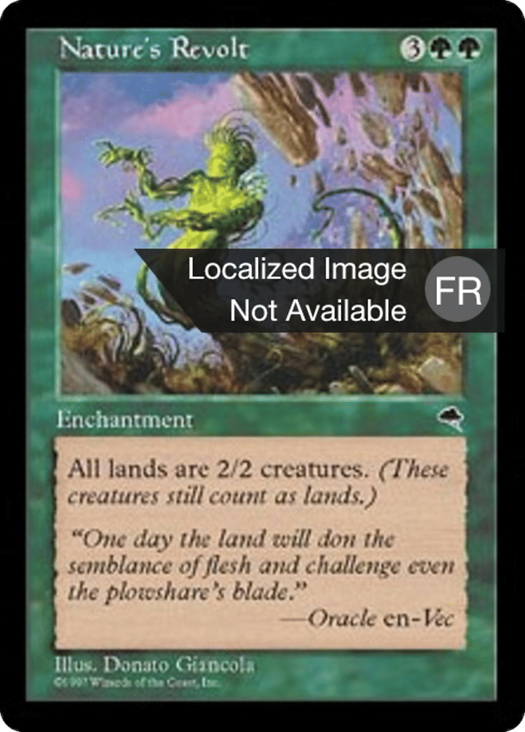 Révolte de la nature — Tempest — Magic: The Gathering