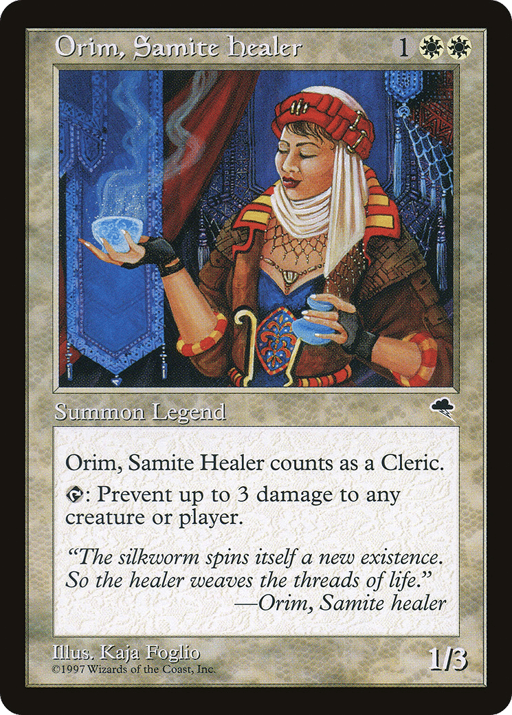 Orim, Samite Healer — Tempest — Magic: The Gathering