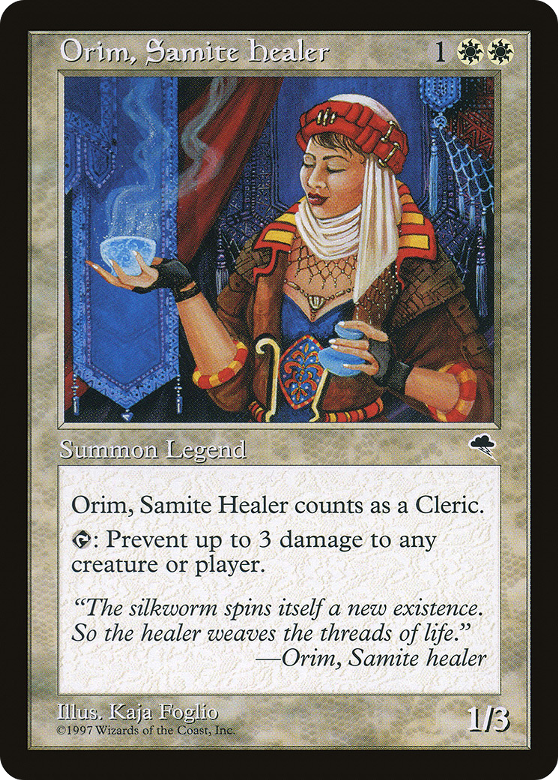 Orim, Samite Healer — Tempest — Magic: The Gathering