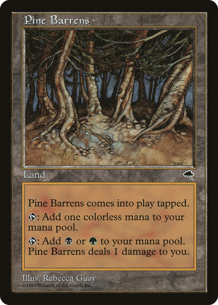 Pine Barrens — Tempest — Magic: The Gathering