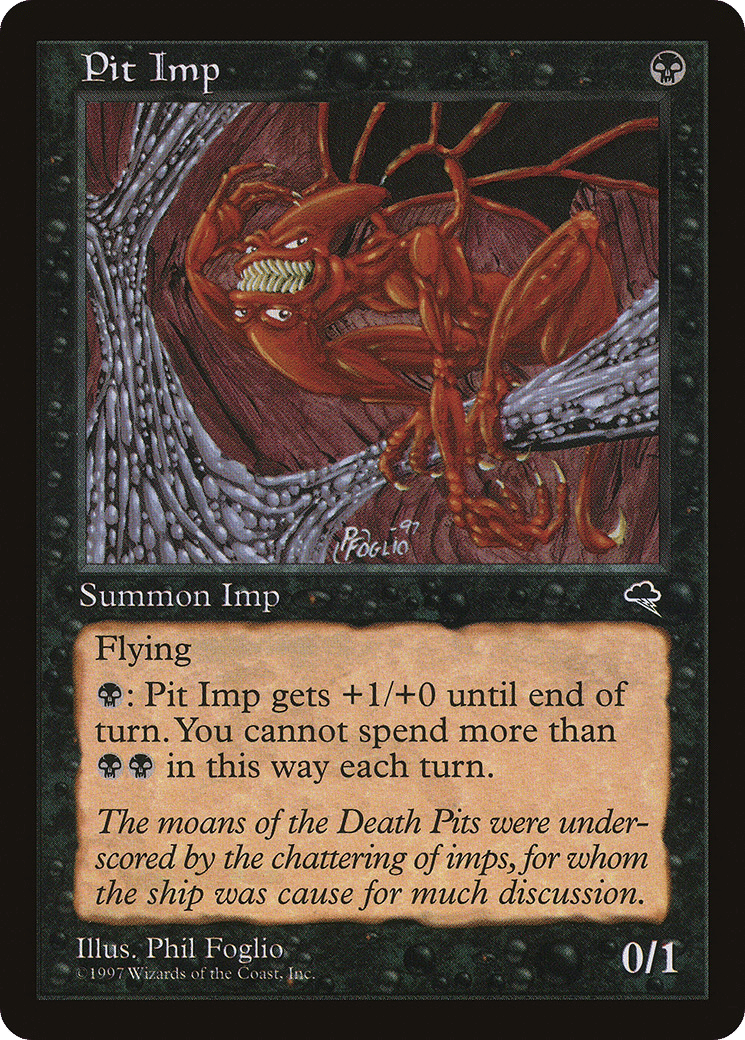 Pit Imp — Tempest — Magic: The Gathering