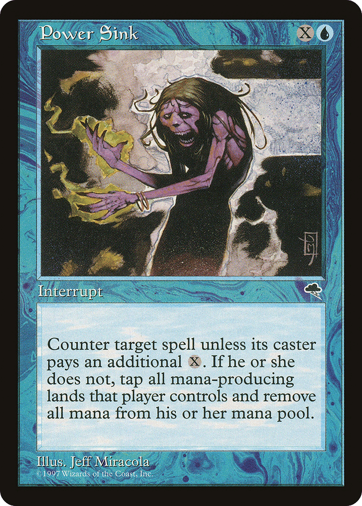 Power Sink — Tempest — Magic: The Gathering