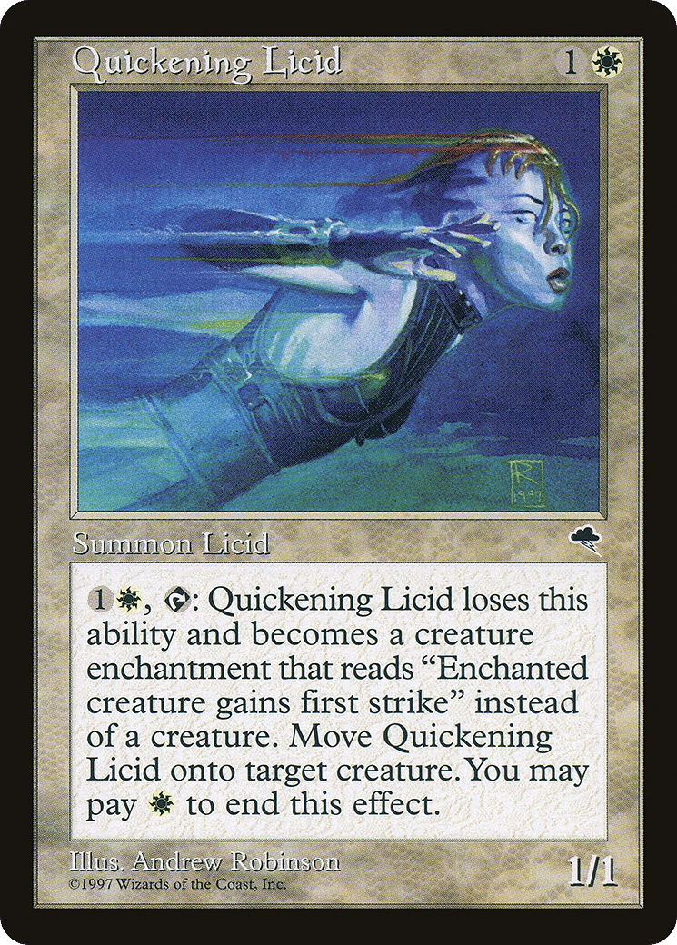 Quickening Licid — Tempest — Magic: The Gathering