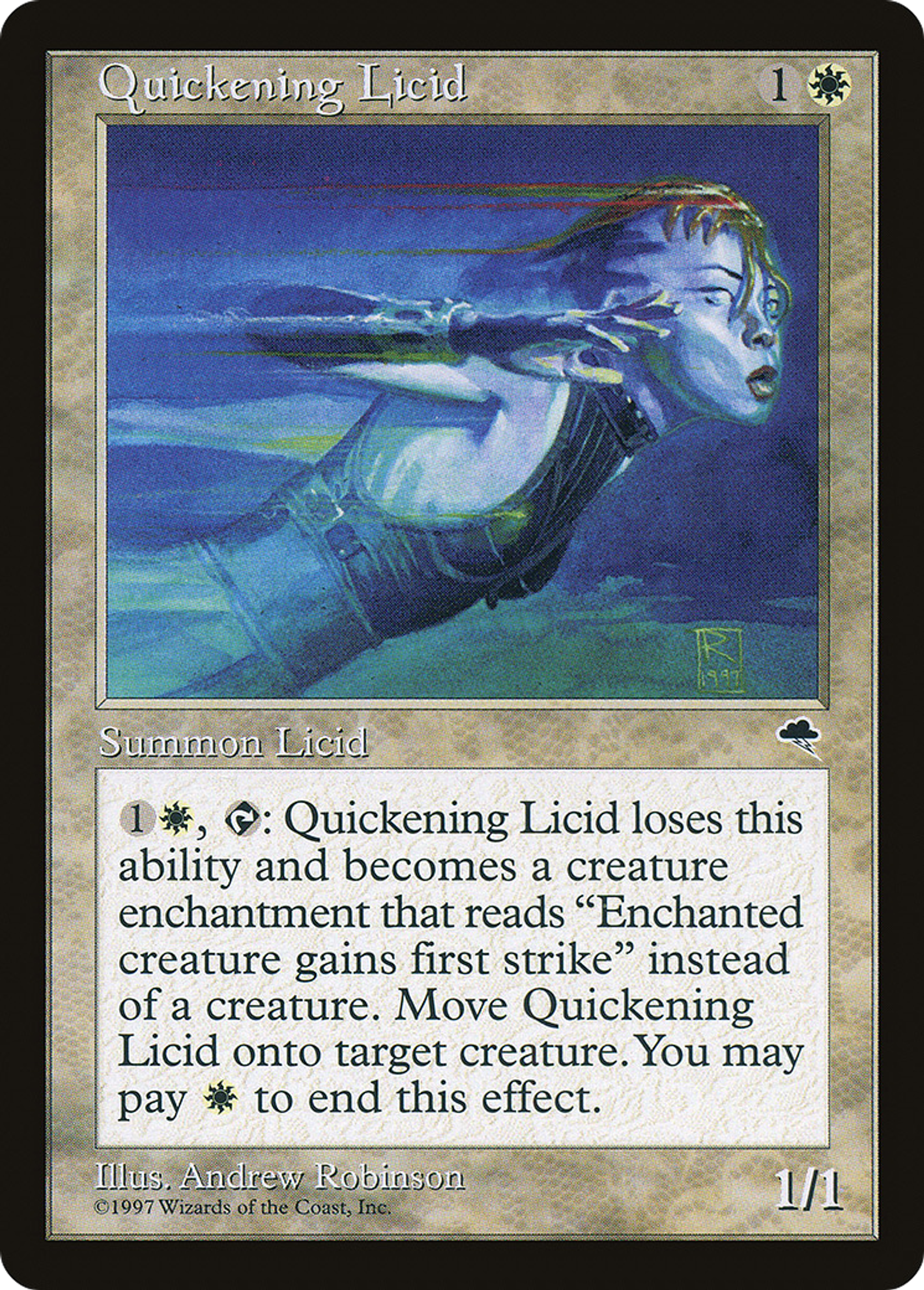 Quickening Licid — Tempest — Magic: The Gathering