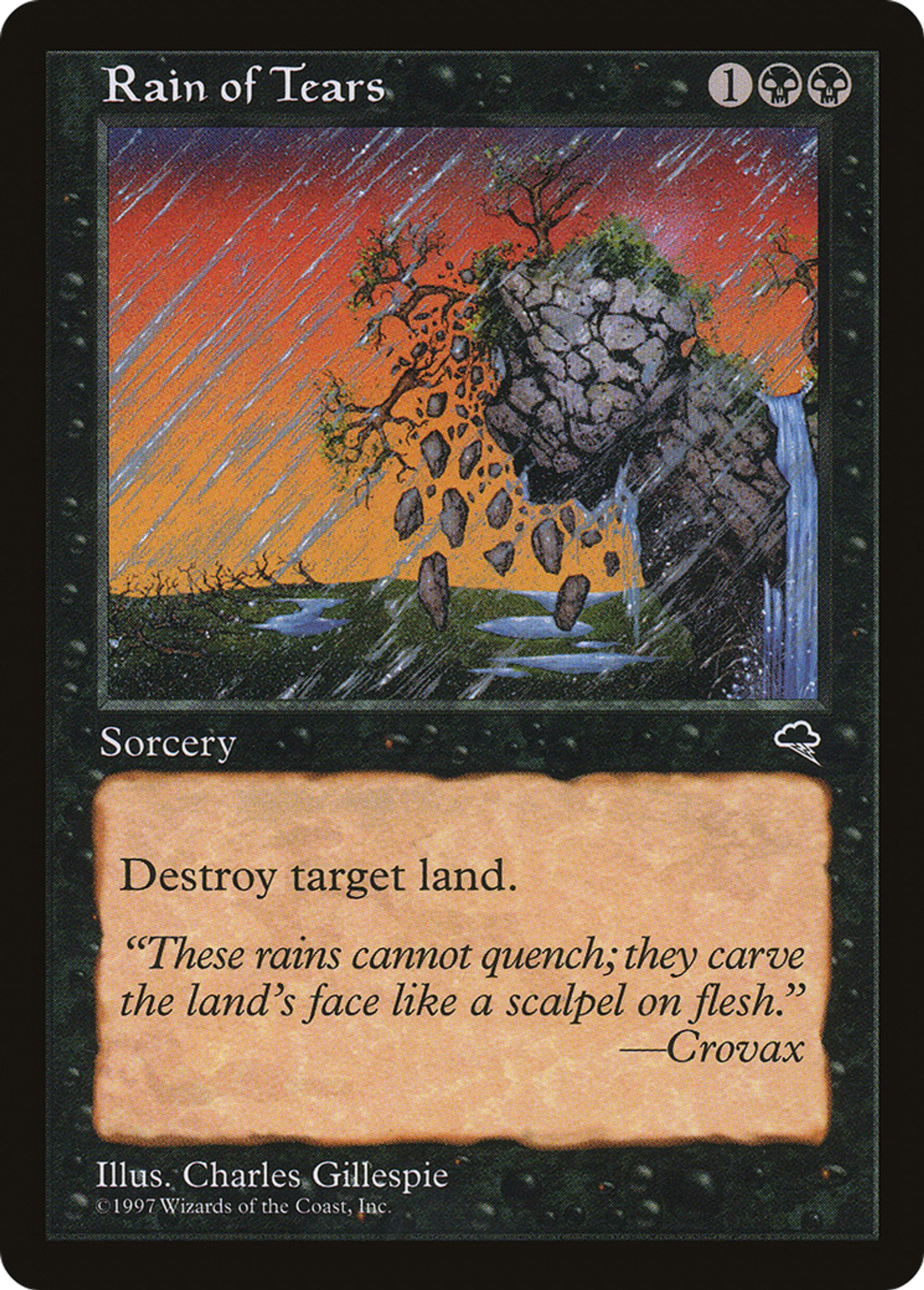 Rain of Tears — Tempest — Magic: The Gathering