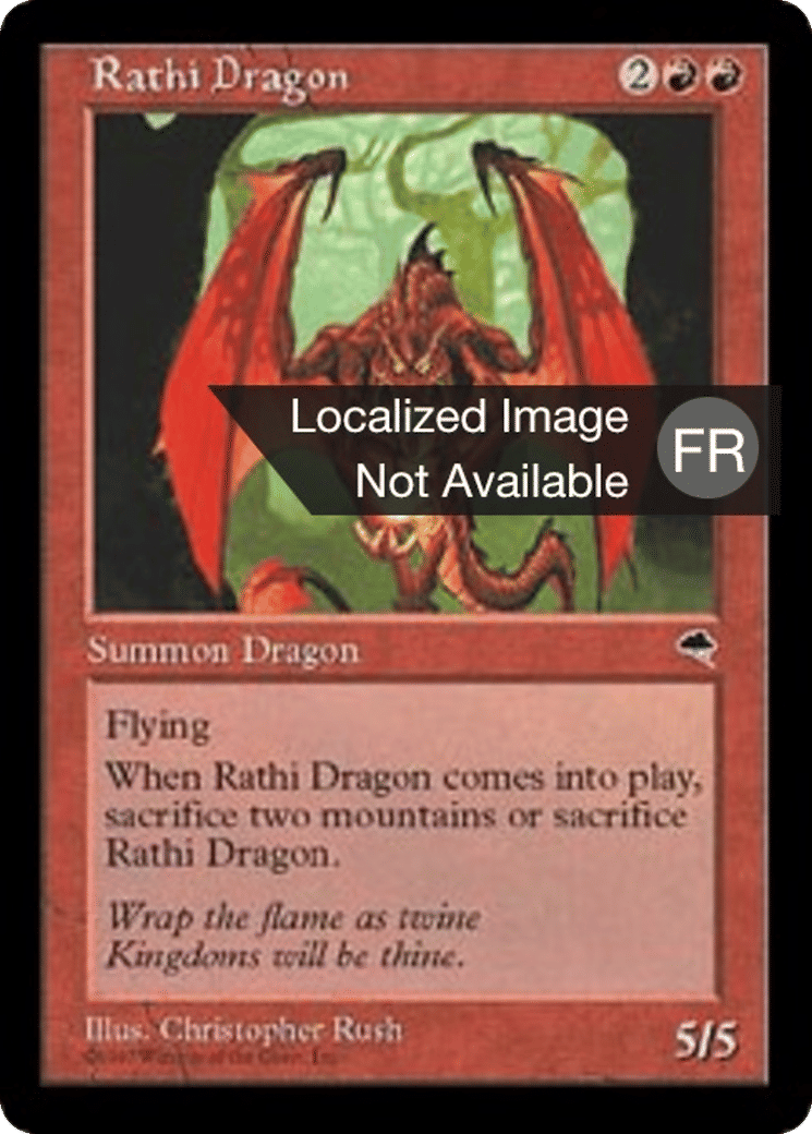 Dragon rajhi — Tempest — Magic: The Gathering
