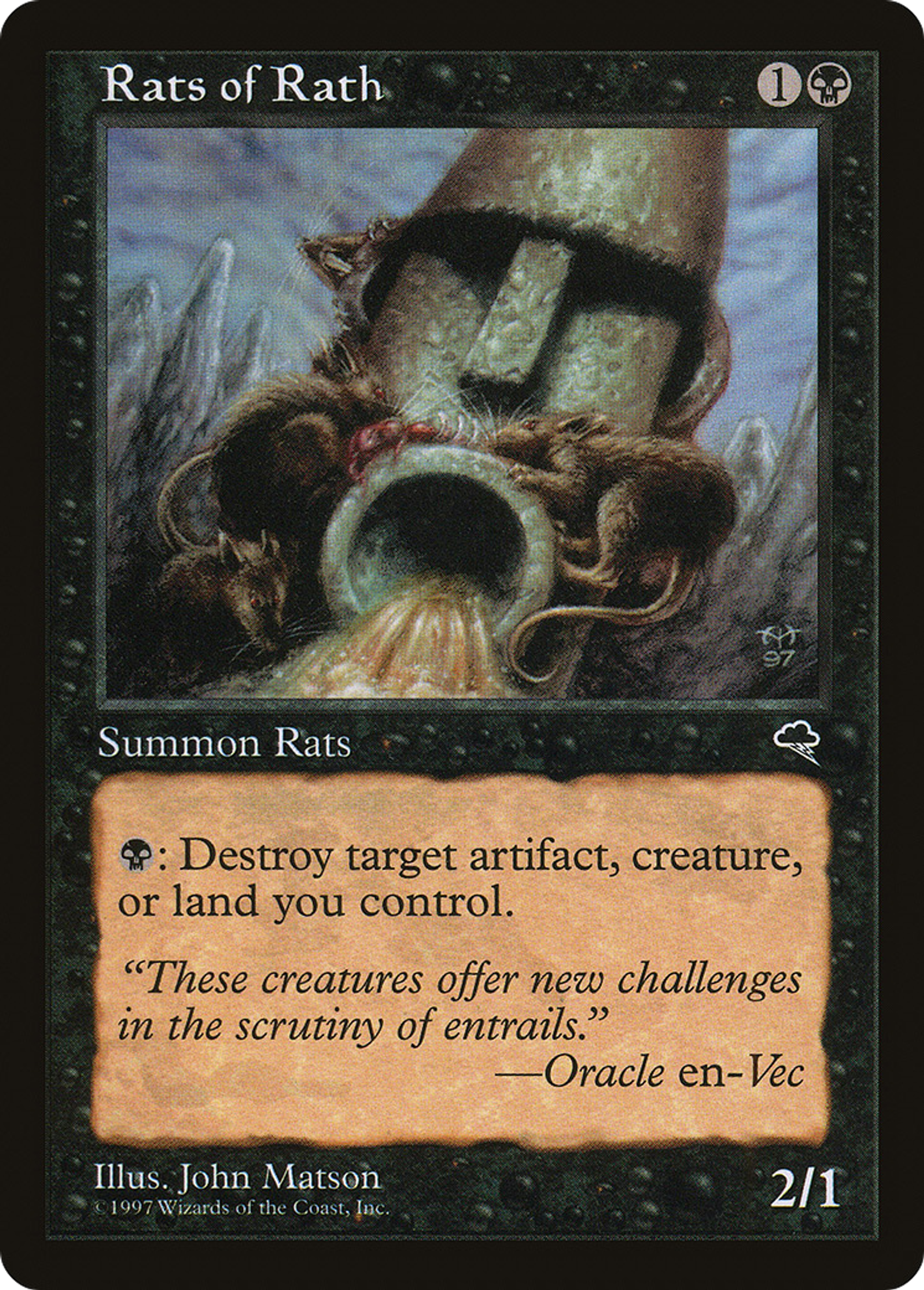 Rats of Rath — Tempest — Magic: The Gathering