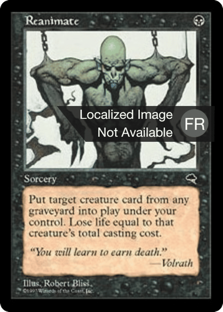 Réanimation — Tempest — Magic: The Gathering