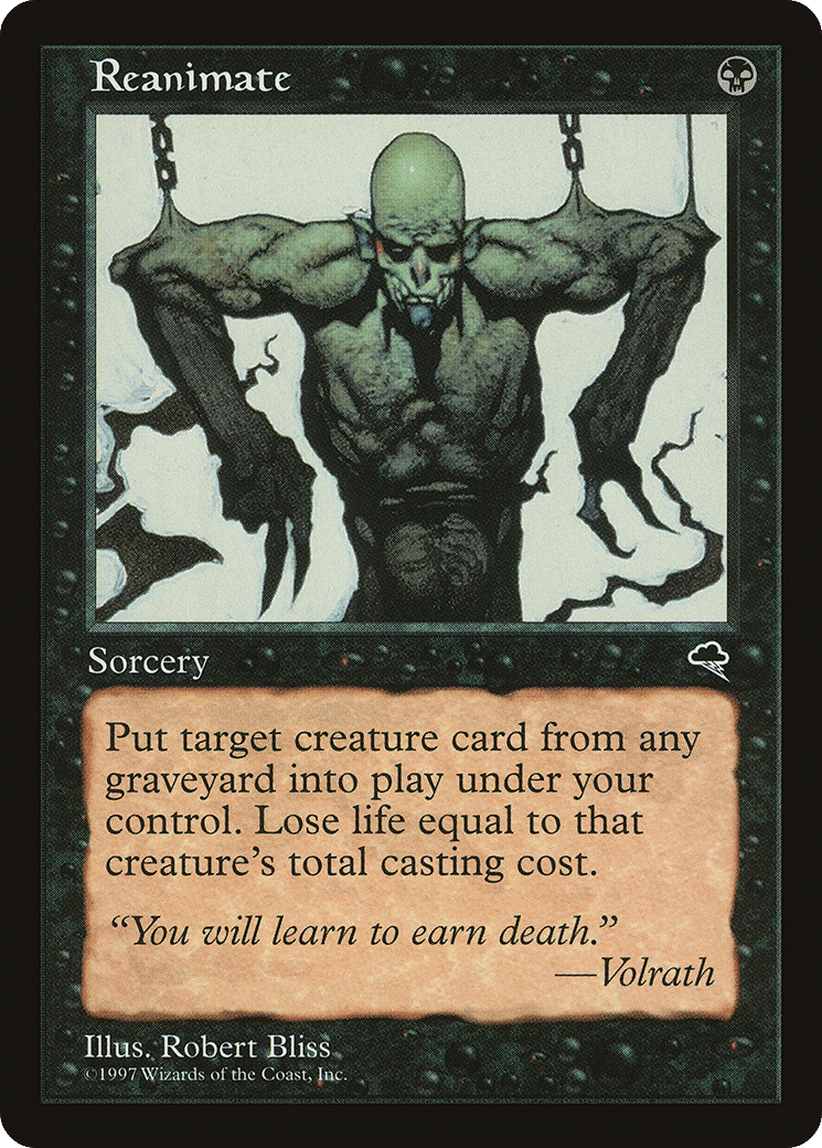 Reanimate — Tempest — Magic: The Gathering