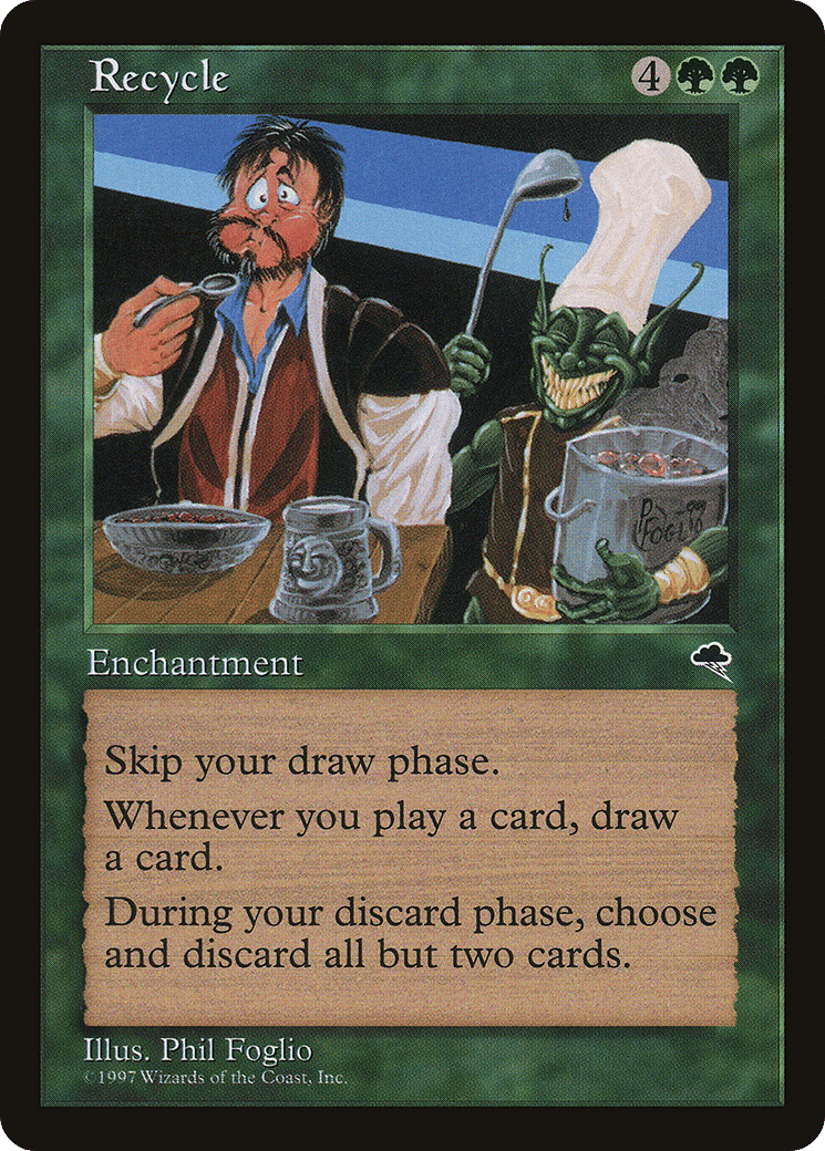 Recycle — Tempest — Magic: The Gathering