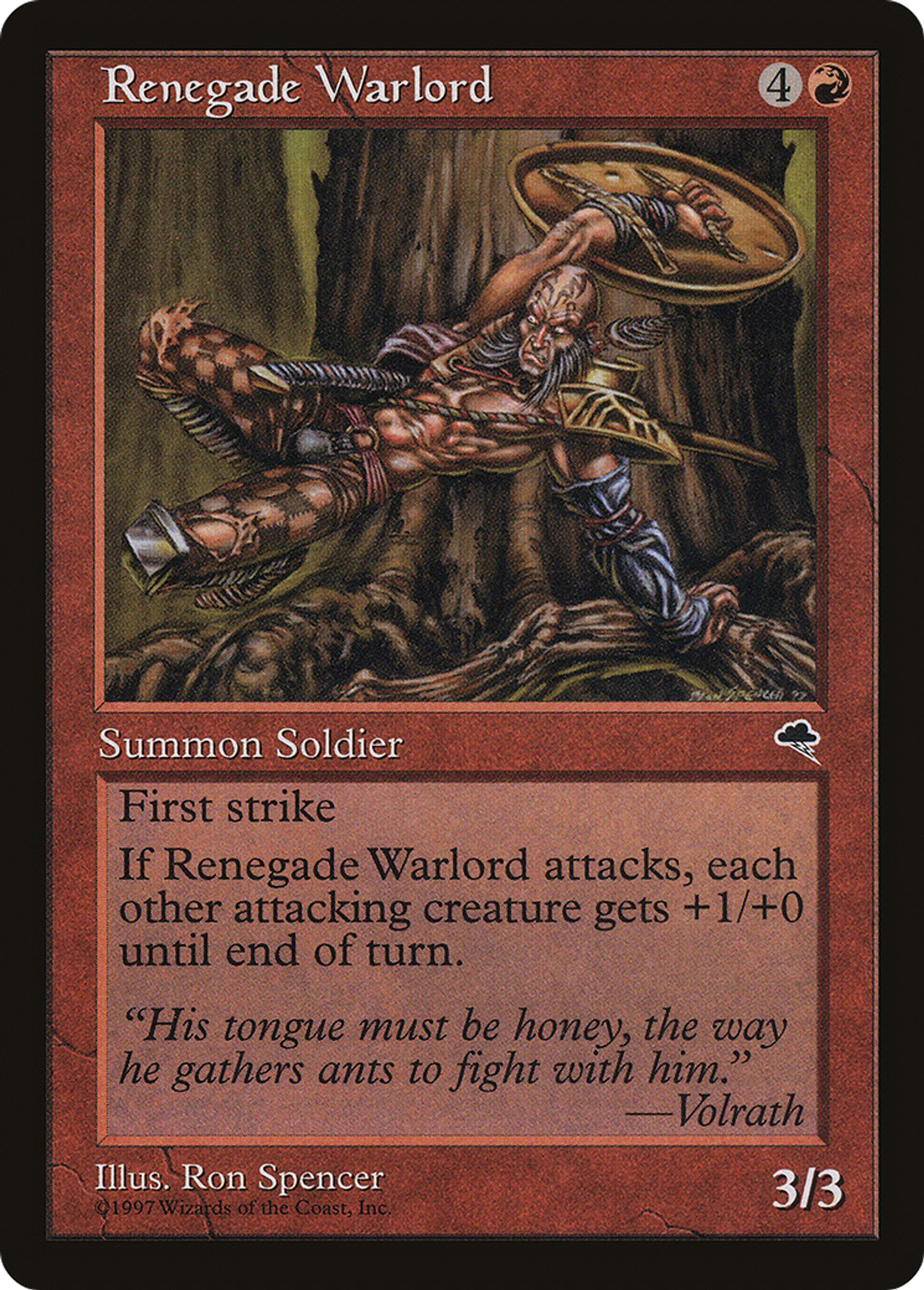 Renegade Warlord — Tempest — Magic: The Gathering