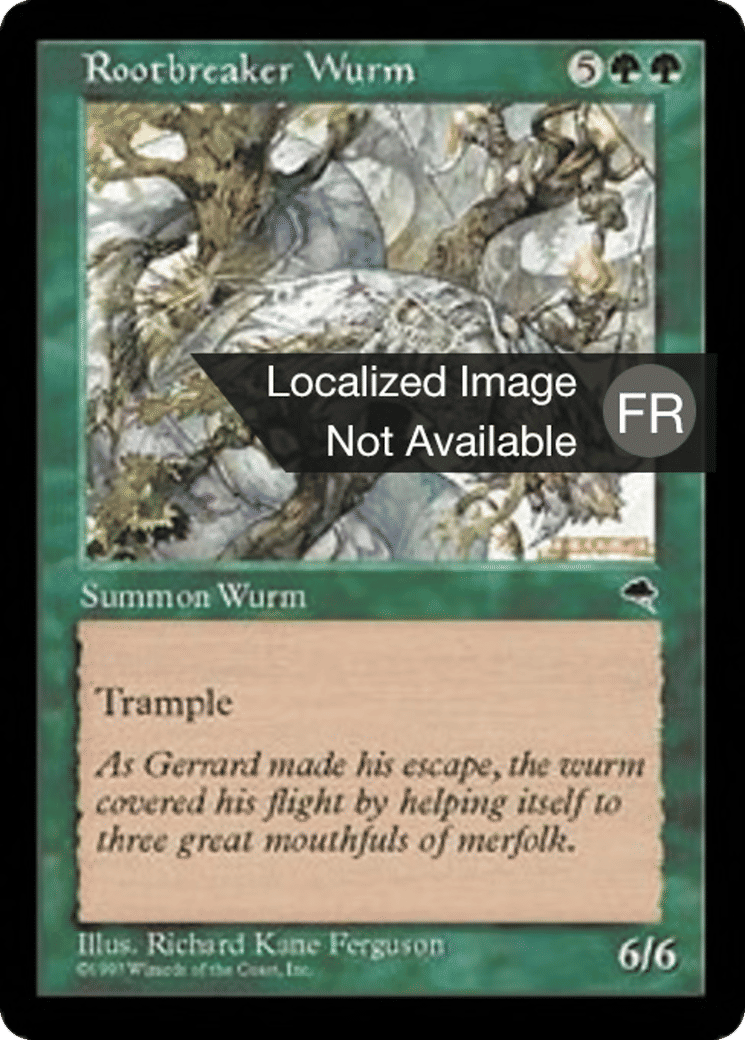 Guivre brise-racines — Tempest — Magic: The Gathering