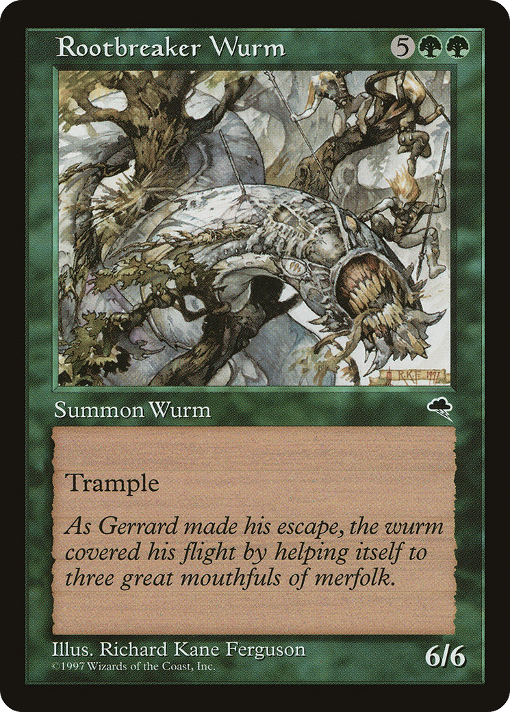 Rootbreaker Wurm — Tempest — Magic: The Gathering