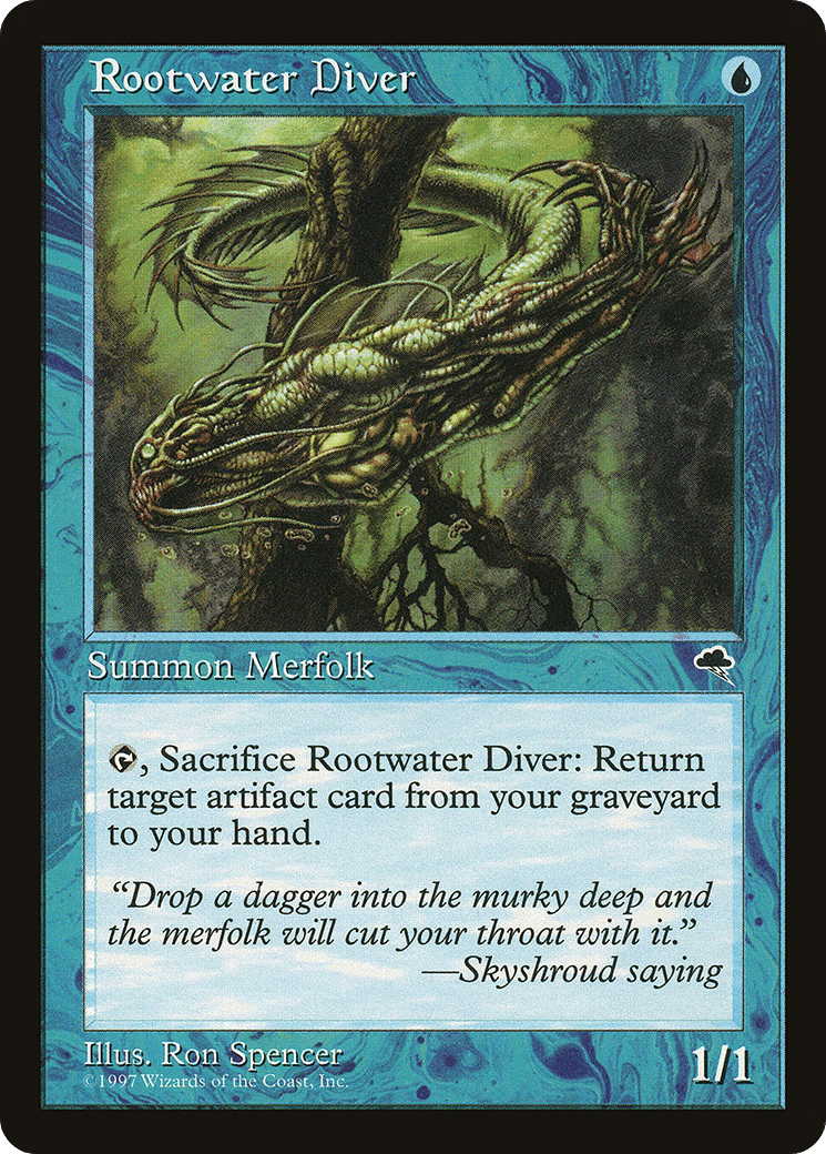 Rootwater Diver — Tempest — Magic: The Gathering