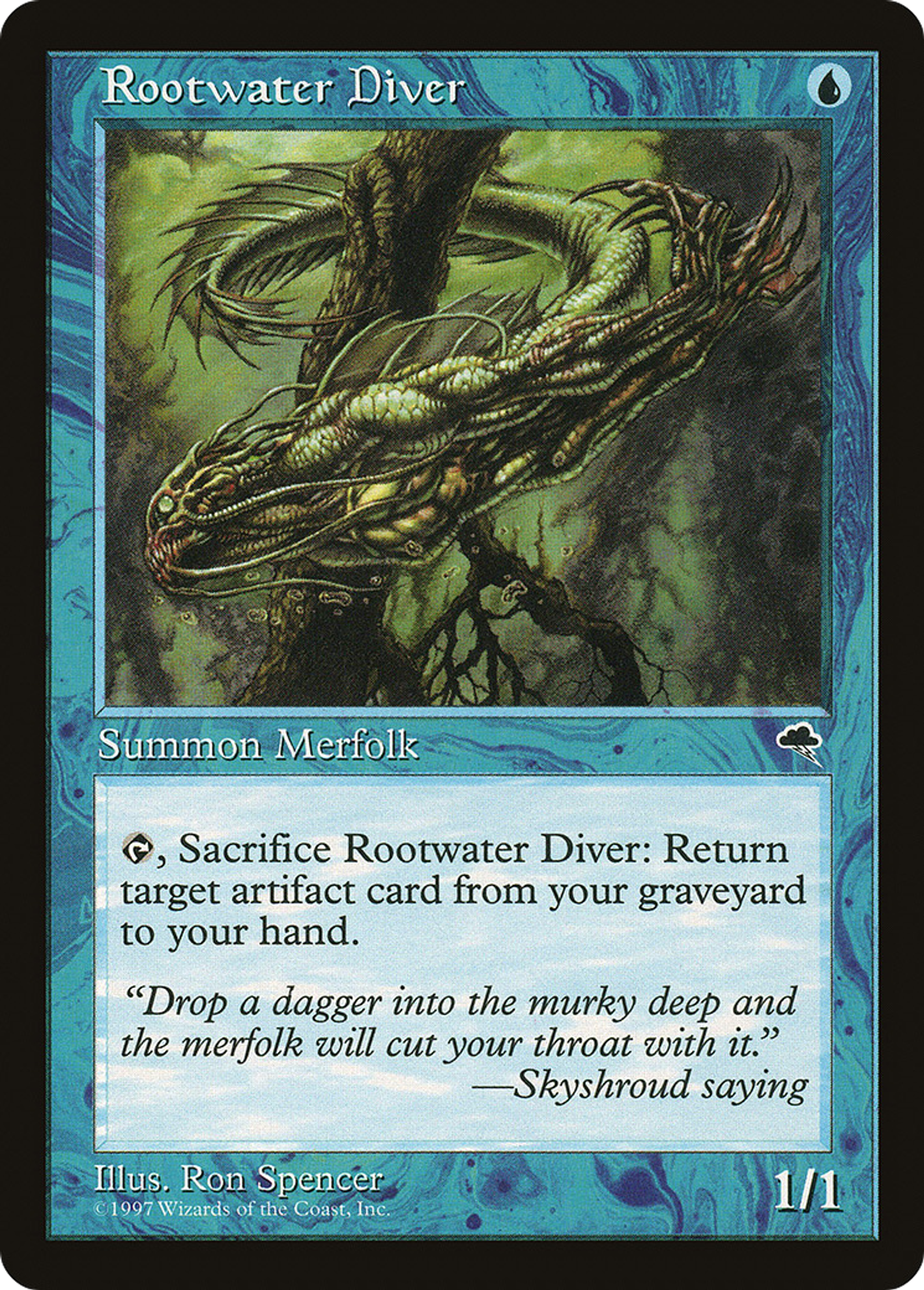 Rootwater Diver — Tempest — Magic: The Gathering