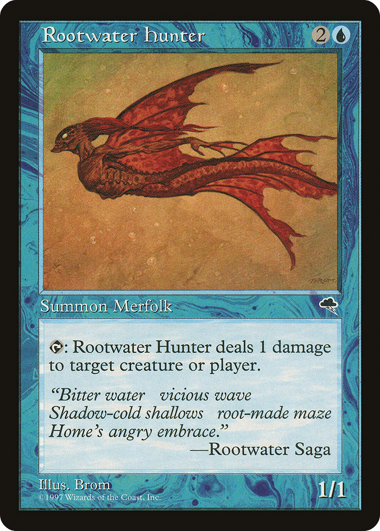 Rootwater Hunter — Tempest — Magic: The Gathering